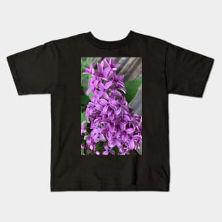 Purple Fragrant Lilac Heaven Kids T-Shirt